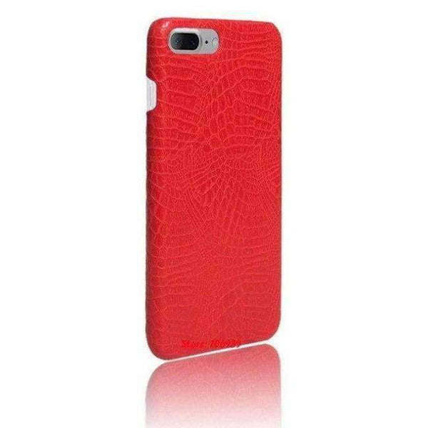 Planet Gates Red Crocodile Snake Pattern Hard PC women PU Leather Lather Lether Phone accesories Etui Coque Case kryty For iPhone 7 Plus