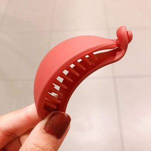 Cute Candy Colors Banana Shape Hair Claws Women Girls Sweet Hair Clips Ponytail Holder Hairpins Fashion Hair Accessories