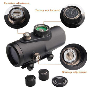 Planet Gates Red Dot Sight Scope Holographic 1 x 30mm 11mm & 20mm Weaver Rail Mount for Tactical Hunting  5-0040