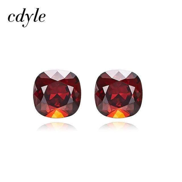 Planet Gates Red Embellished with Crystal Stud Earrings Women Earrings Austrian Rhinestone 925 Sterling Silver Earrings