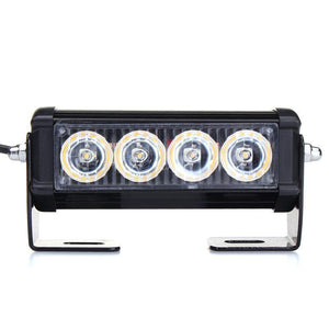 Planet Gates Red Emergency Strobe Light Bar  8 LED Dash Flash Warning Lamp Traffic Light Roadway Safety