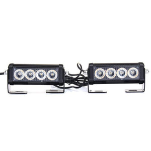 Planet Gates Red Emergency Strobe Light Bar  8 LED Dash Flash Warning Lamp Traffic Light Roadway Safety