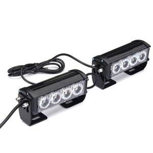 Planet Gates Red Emergency Strobe Light Bar  8 LED Dash Flash Warning Lamp Traffic Light Roadway Safety