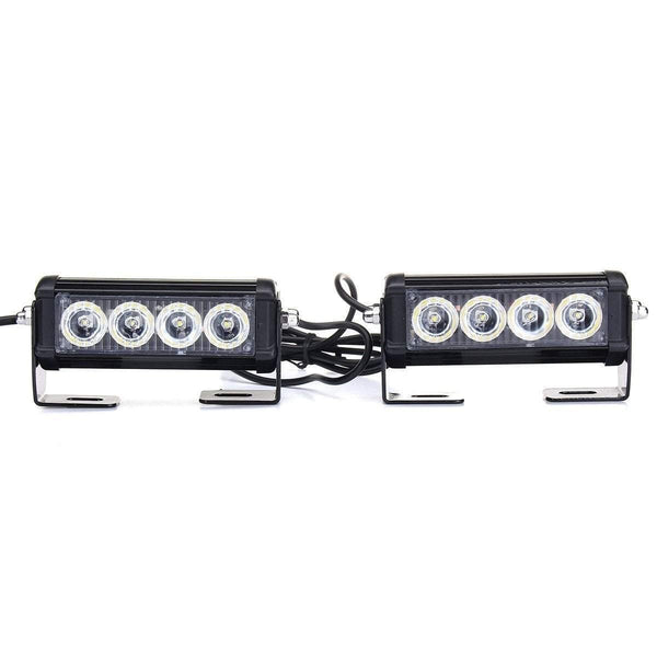 Planet Gates Red Emergency Strobe Light Bar  8 LED Dash Flash Warning Lamp Traffic Light Roadway Safety