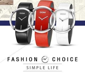 Planet Gates Red Fashion Elegant Lady  Leather Wrist Watch Waterproof Casual Quartz Watch for Women Relogio Feminino