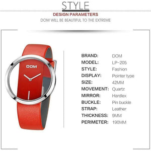 Fashion Elegant Lady  Leather Wrist Watch Waterproof Casual Quartz Watch for Women Relogio Feminino - Planet Gates