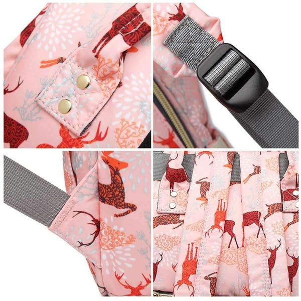 Planet Gates Red Fashion Maternity Bag Large Capacity Travel Backpack Nursing Baby Bag VS Land diaper Bag