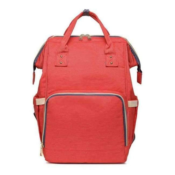 Planet Gates Red Fashion  Maternity Nappy Bag Large Capacity Baby Bag Travel Backpack Desinger Nursing Bag for Baby Care