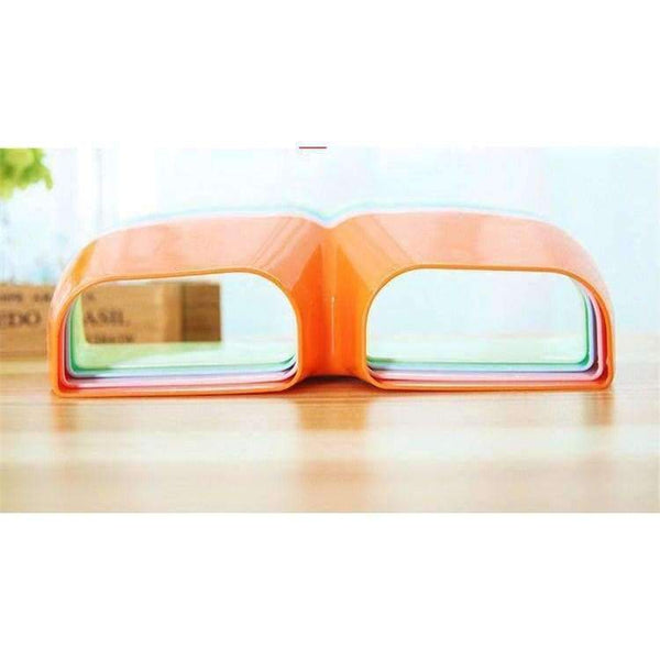 Planet Gates Red Fashion three-dimensional wall hung shoe shelf rack storage Candy color paste home furniture cabinet DIY bathroom