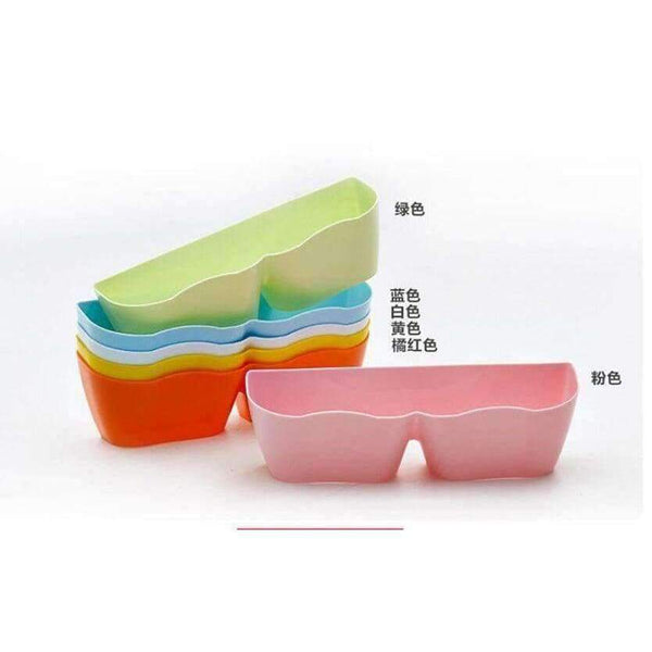 Planet Gates Red Fashion three-dimensional wall hung shoe shelf rack storage Candy color paste home furniture cabinet DIY bathroom