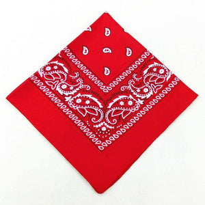 Fashion Women Cotton Bandana Scarf Square Female Bandanas 55cm*55cm Headwear Rock Girls Head Scarf Headbands Hair Accessories
