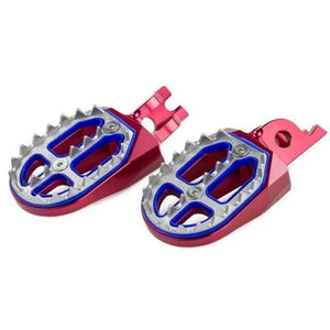 Planet Gates Red Foot Pegs Pedals Rests Footpegs For Honda CRF250R CRF250X CRF450R CRF450X CR 125R 250R CRF 150R 450RX 250L/M 250 Rally 2002-2019