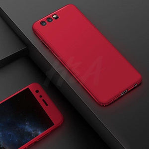 Planet Gates Red / For Honor 8 Lite H&A Luxury 360 Full Cover Phone Case on the For Huawei Honor 9 8 Lite 10 V10 Tempered glass Protective Cover 9lite 8lite 10 Case