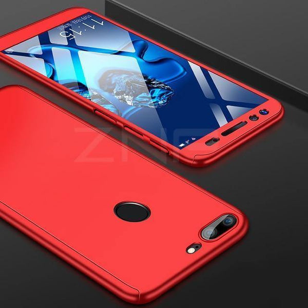 Planet Gates Red / For Honor V9 Play ZNP 360 Degree Full Cover Protection Case For Huawei Honor 9 10 Lite Cases With Glass For Honor V9 Play V10 Phone Case Shell