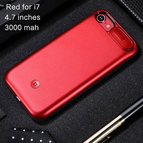 Planet Gates Red for i7 / China USAMS Battery Charger Cases for iPhone 6 6s 7 8 Plus 3000/4200mAh Power Bank Case Ultra Slim External Pack Backup charger case
