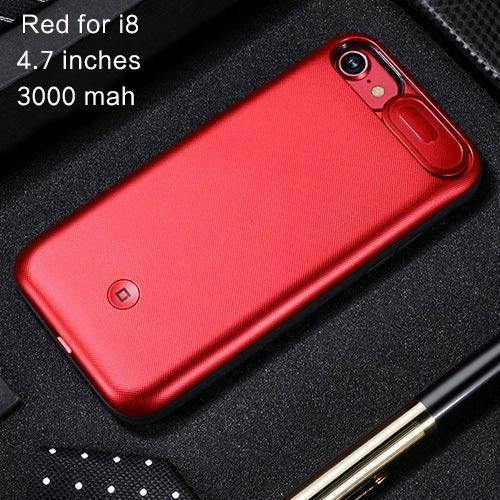 Planet Gates Red for i8 / China USAMS Battery Charger Cases for iPhone 6 6s 7 8 Plus 3000/4200mAh Power Bank Case Ultra Slim External Pack Backup charger case