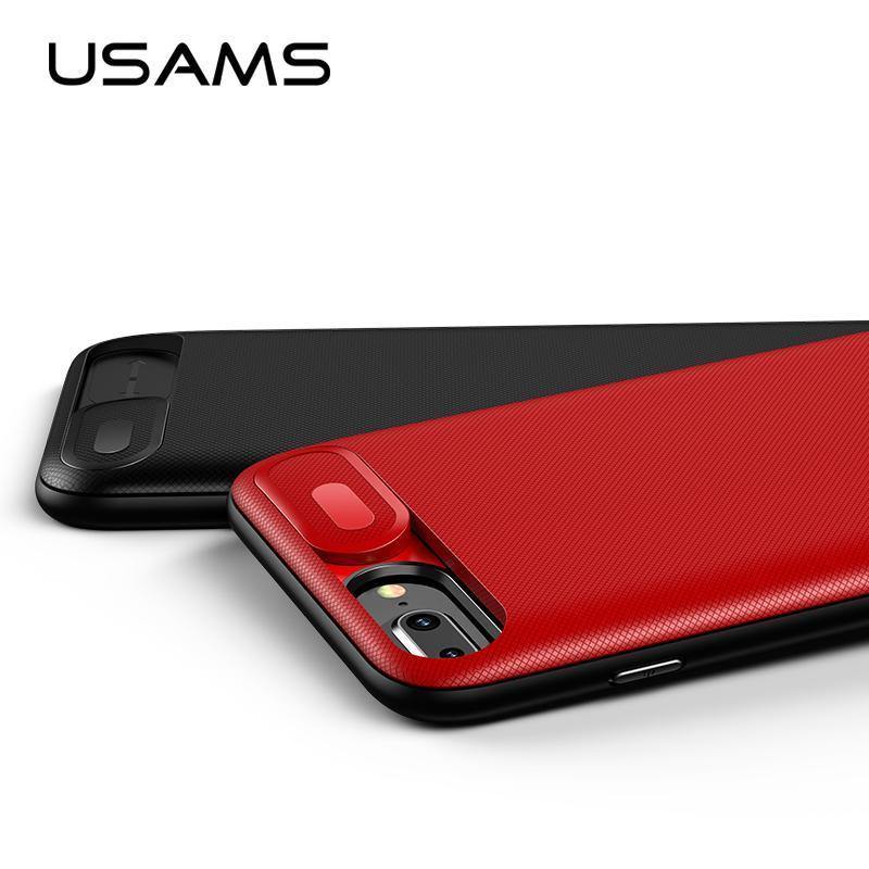 Planet Gates Red for i8 / China USAMS Battery Charger Cases for iPhone 6 6s 7 8 Plus 3000/4200mAh Power Bank Case Ultra Slim External Pack Backup charger case