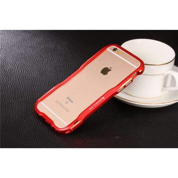 Planet Gates Red / for iPhone 6 6S iPhone 6S Case 3D Hard Aluminium Frame Shockproof Luxury Brand Cover for iPhone 6S Plus Metal Strong Phone Cases