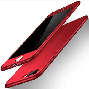 H&A Luxury 360 Full Cover Phone Case on the For iPhone 7 8 6 6s Plus X XR XS Max 10 Tempered glass Protective Cover xs max Case - Planet Gates