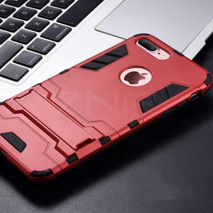 Planet Gates Red / For iPhone 6 6s ZNP Full Shockproof Armor Phone Case For iPhone X 6 7 8 Plus Matte Protective Cover Cases For iPhone 8 7 Plus 5 5s SE Case Shell