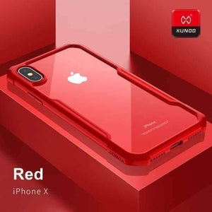 Planet Gates Red / For iPhone 7 8 Plus Transparent 360 Full Protect Case New For iPhone X Xs Max Xr 6S 7 8 Plus Phone Shockproof Silicone Protective Cover Cases