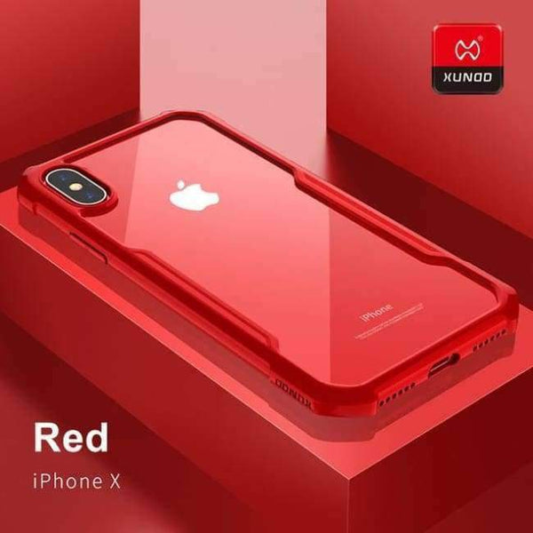Planet Gates Red / For iPhone 7 8 Plus Transparent 360 Full Protect Case New For iPhone X Xs Max Xr 6S 7 8 Plus Phone Shockproof Silicone Protective Cover Cases