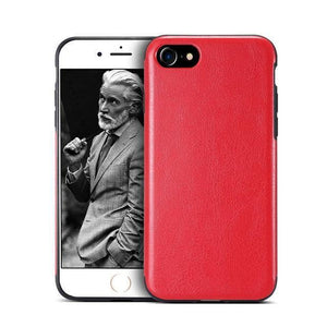 Planet Gates Red / For iPhone 7 8 [Retro Crazy Horse Style] FLOVEME Leather Phone Bag Cases For iPhone 7 Cover For iPhone 6s 6 Plus X XS Max XR Precise Hole Case
