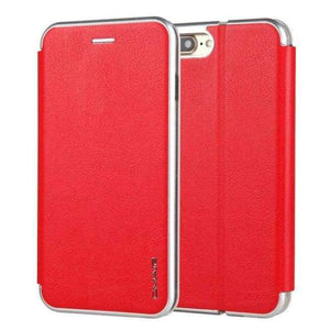 Planet Gates Red / For iphone 7 iPhone 7 Case Luxury Brand Flip Cover Coque iphone 8 Phone Case For Funda iphone 7 8 Case Leather Wallet Bag