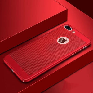 Planet Gates Red / For iPhone 7 ZNP Heat dissipation Phone Case For iPhone 7 8 Plus Cases Full Cover For iPhone 8 7 Plus 7Plus Cover Hard Back PC Protect Shell