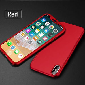 Planet Gates Red / For iPhone 8 Plus ZNP 360 Degree Shockproof Case For iPhone X XR XS Max 8 7 6 6s Plus Full Cover Phone Case For iphone 6 6s 7 8 Cases With Glass
