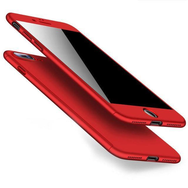 Planet Gates Red / For iphone X ZNP 360 Full Protective Phone Case For iPhone 8 7 Plus 6 6s Case 5 5S SE X 10 Full Cover For iPhone XR Xs Max X Cases With Glass