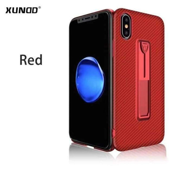 Planet Gates Red / For iPhone6 6S Plus Protect Case For iPhone X Xr Xs Max 6s 7 8 Plus Phone Ring buckle Shockproof Silicone Protective Cover Cases