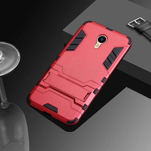 Planet Gates Red / For Meizu M5 Note H&A Luxury Heavy Duty Armor Phone Case For Meizu M6 M6S M5 Note Full Anti-knock Cover For Meizu M3 M6 M5 Note Holder Case Cover