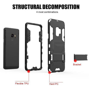 Planet Gates Red / For Note 9 ZNP Luxury Shockproof Phone Case For Samsung Galaxy S9 S8 Plus S7 Armor Protective Cover Case For Samsung S7 Edge Note 8 9 Shell
