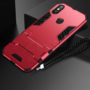 Planet Gates Red / For Redmi 5 ZNP Full Shockproof Armor Phone Case For Xiaomi Redmi 5 Plus Note 5 6 Pro Matte Protective Cover Shell For Redmi 5 Cases Coque