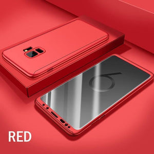 Planet Gates Red / For S7 ZNP Luxury 360 Full Protection Cover Cases For Samsung Galaxy S9 S8 Plus Note 9 8 S7 Edge Phone Case For Samsung S7 S8 S9 Case