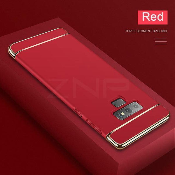 Planet Gates Red / For S7 ZNP Luxury Ultra Thin Full Cover Phone Case for Samsung Galaxy S8 S9 Plus S7 Edge Hard PC Plating Case For Samsung Note 8 9 Case