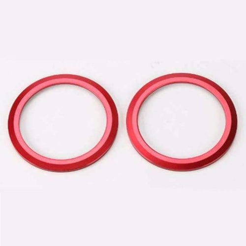 Planet Gates Red For Suzuki Jimny 2007 To 2015 Car Air Conditioning Vent Cover Aluminium Decoration Trim Round Sticker Interior Accessories 2pcs