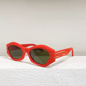 Planet Gates red frame / China / Other Women's Summer Sunglasses For Men and Women Signature B1U style Anti-Ultraviolet Retro Plate Full Frame Eyeglasses Random Box