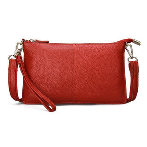 Planet Gates Red Genuine Leather Women Messenger Bag Famous Brand Female Shoulder Bag Envelope Clutch Bag Crossbody Bag Purse for Women 2018