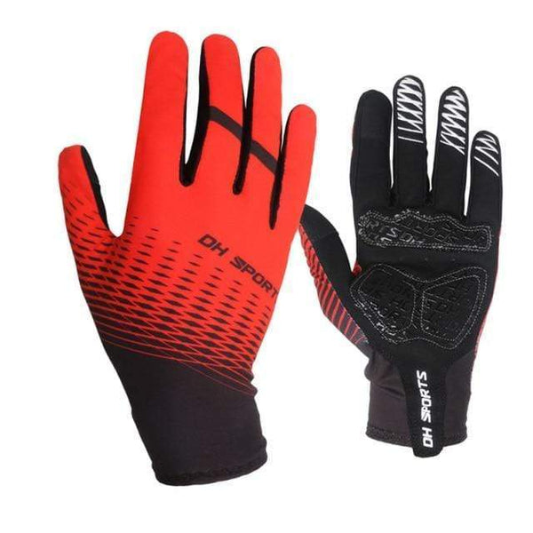 Planet Gates Red Gloves / L 1Pair Full Finger Cycling Gloves Cycling Socks Men Women Anti-slip Sports Bike Mittens Bicycle Gloves Sock Set