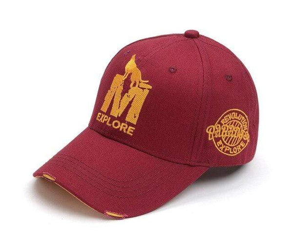 Planet Gates red gold Women's Baseball Cap Summer Hat Breathable Cotton Caps For Men Embroidery Cap Snapback Anchor Sport For Gorros Sun Hats