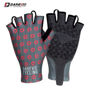 Planet Gates Red grey / S Cycling Gloves Pro Light Soft Breathable Cool Dry Half Finger Cycling Glove Anti Slip Shockproof Bike Gloves MTB Road