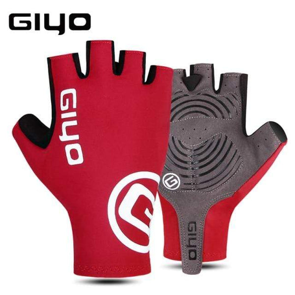 Planet Gates Red Half Finger / L Cycling Gloves Half Finger Gel Sports Racing Bicycle Mittens Women Men Summer Road Bike Gloves MTB Luva Guantes Ciclismo