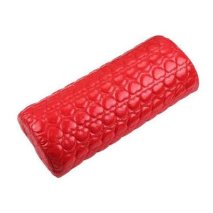 Planet Gates Red Hand Rests Pillow Nail Art Pillow for Manicure Hand Arm Rest Pillow Cushion PU Leather Manicure Tool Nail Form Equipment