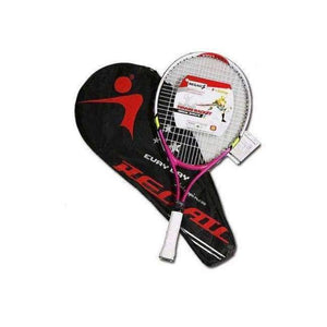 Planet Gates Red Handle 1 Pcs Teenager's Training Tennis Racket Aluminum Alloy Racquet with Bag for Chidlren New Beginners with free Carry Bag
