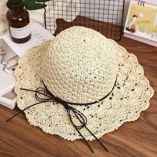 Planet Gates Red Handmade Weave Raffia Sun Hats For Women Black Ribbon Lace Up Large Brim Straw Hat Outdoor Beach Summer Caps Chapeu Feminino