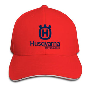 Planet Gates Red Husqvarna Baseball Cap Snapback Caps Motorcycle logo casquette Hat For Men Custom Hats