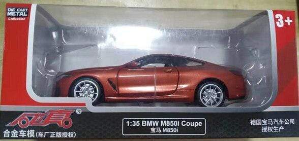 Planet Gates Red In Box High Simulation 1:32 M850i Alloy Car Model Diecast Vehicles Metal Toy Car Sound light Pull Back Car For Kids Gift Collection