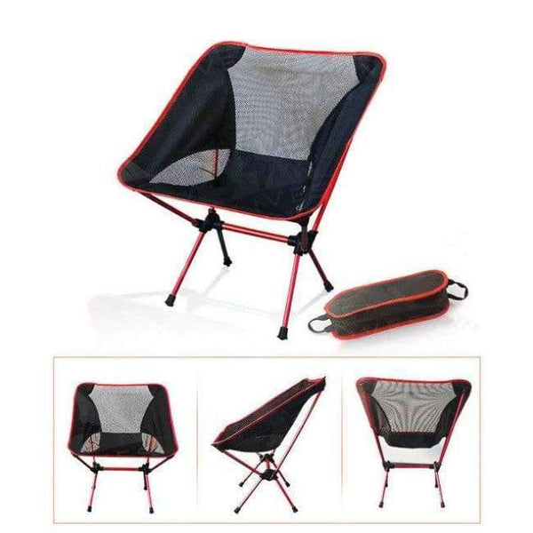 Planet Gates Red Jeebel Folding Camping Chairs Outdoor Beach Camp Chair Picnic Fishing Seat Moon Garden Beach Foldable Stoel Outdoor Furniture
